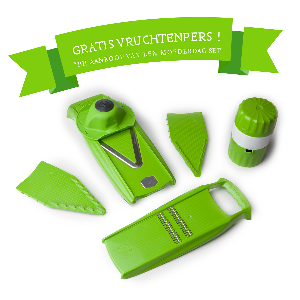 Moederdag Lente Promo Pack - Gratis Vruchtenpers