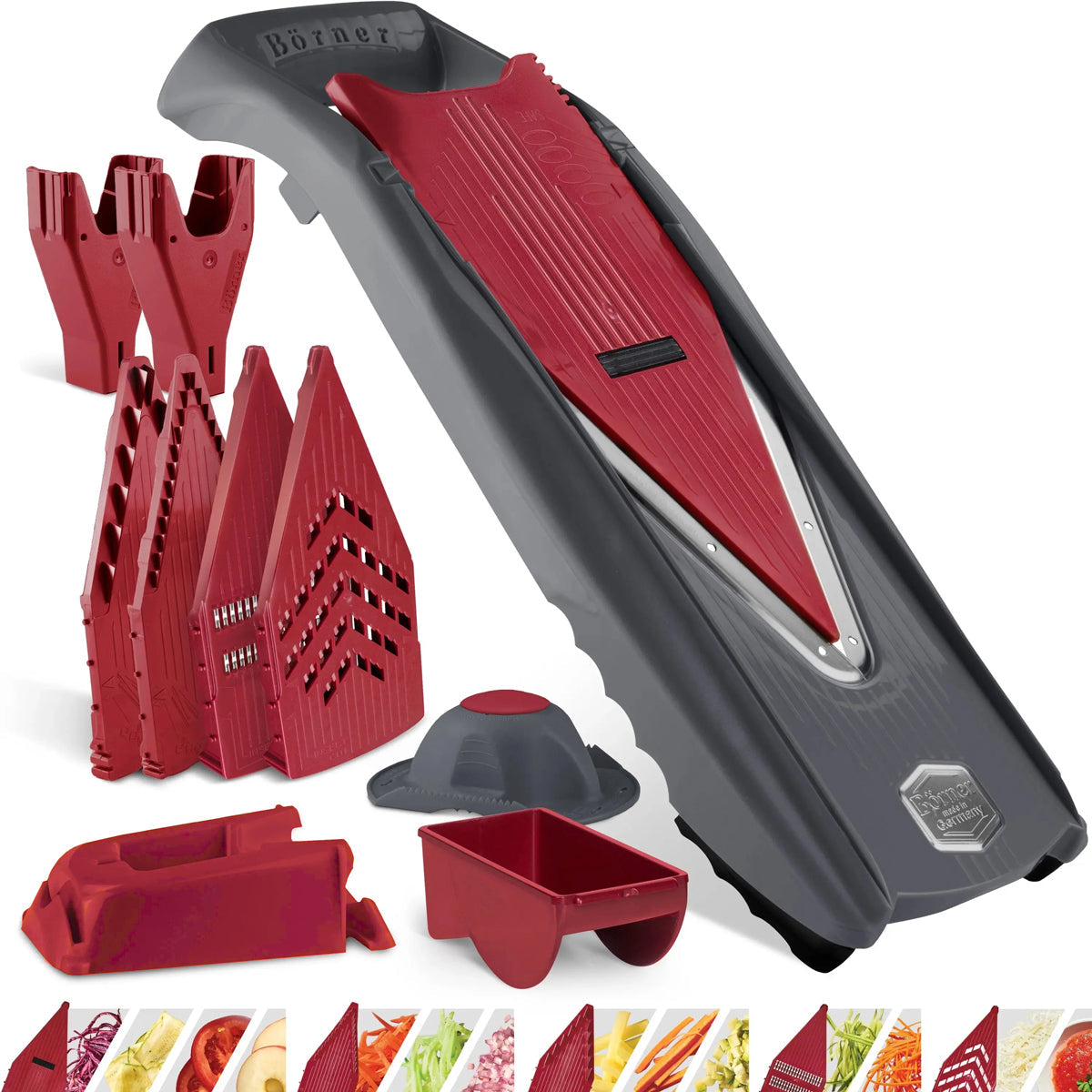 Börner Mandoline VITAL PowerLine - Profi Set Börner Kitchentools